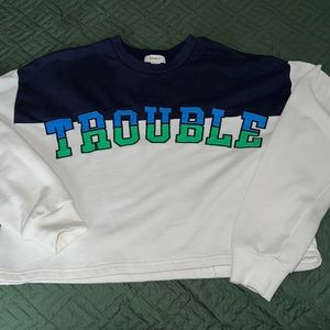 Forever 21 cropped sweater size medium